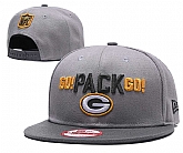 Packers Go Pack Go Gray Adjustable Hat GS,baseball caps,new era cap wholesale,wholesale hats